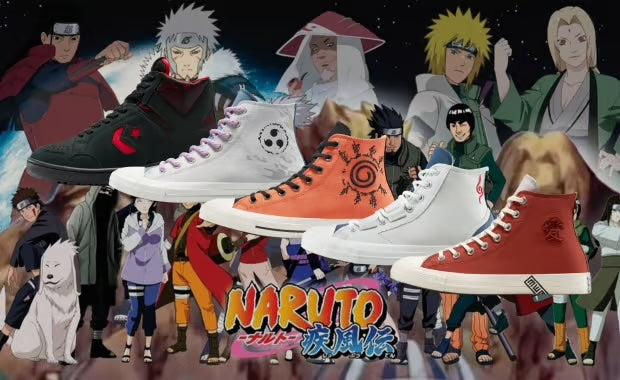 【ナルト 疾風伝 NARUTO SHIPPUDEN 】ALL STAR Chuck Taylor x KAKASHI BARELY GREY HI CUT A14839C