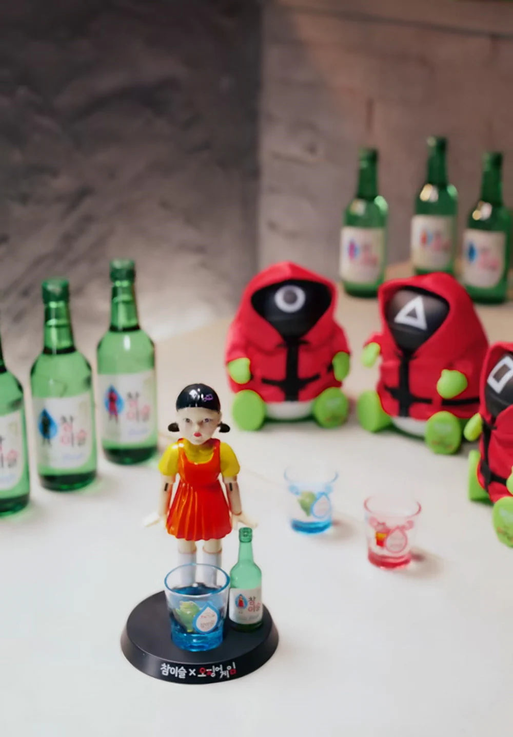 【公式】チャミスル X イカゲーム ヨンギ人形 フィギュア