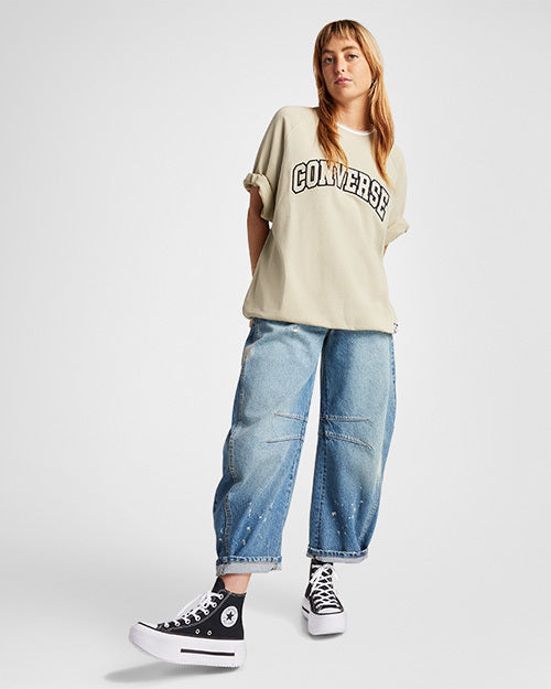 ALL STAR DOUBLE STACK BLACK HI CUT A12975C