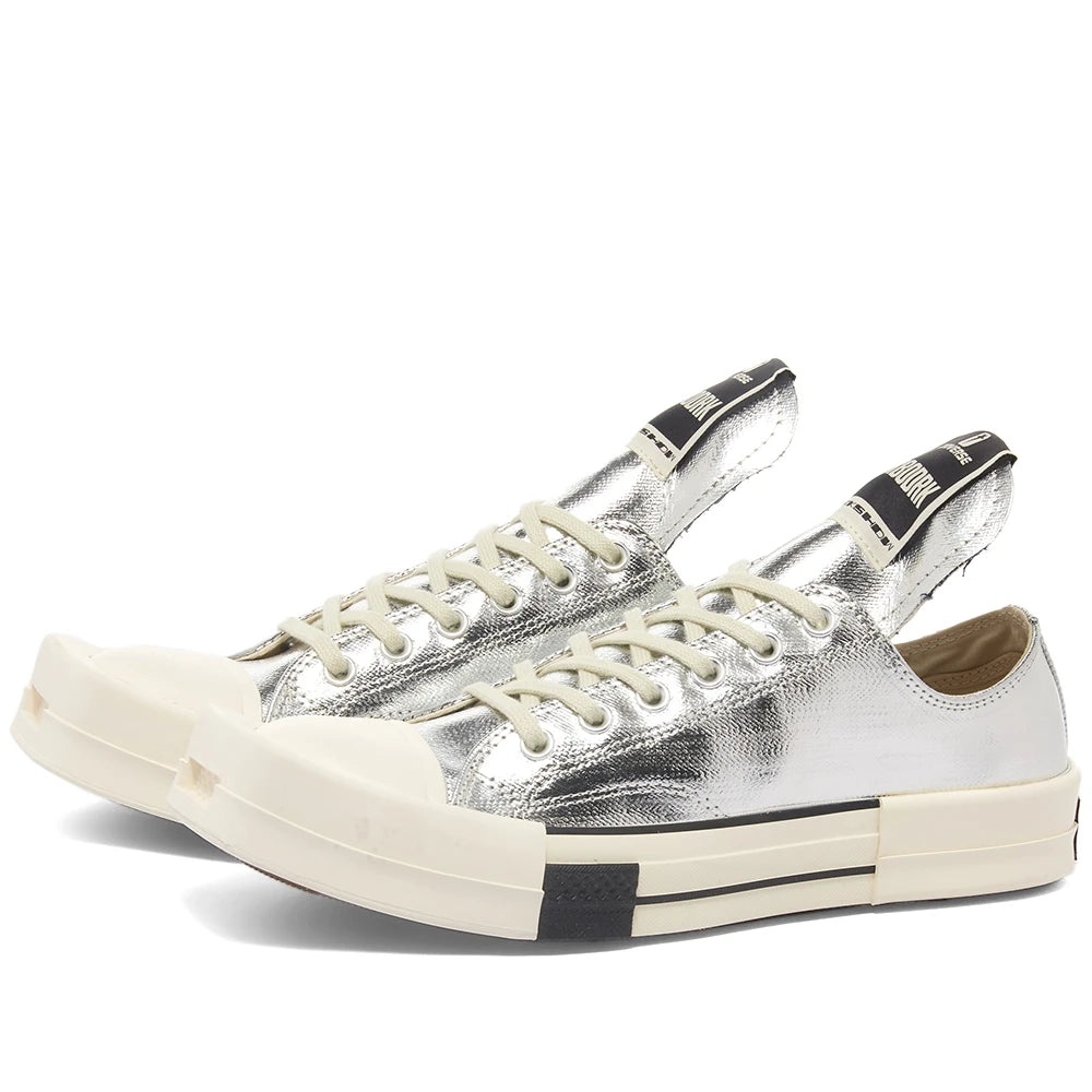 CT70 X DRKSHDW TURBODRK SILVER LACQUERED LOW CUT A01292C