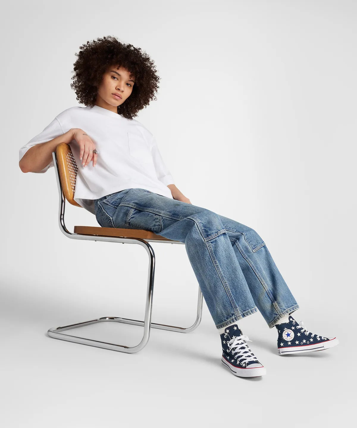 ALL STAR Chuck Taylor Celestial Navy HI CUT A15503C