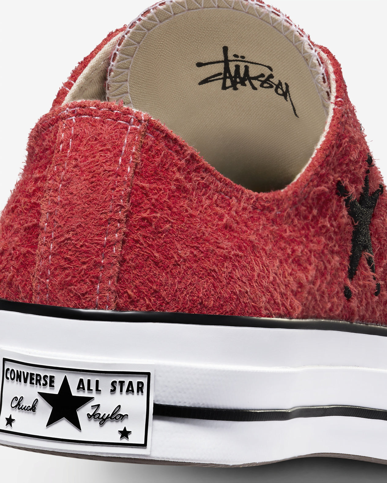 CT70 STUSSY ステューシー Poppy Red LOW CUT A07664C