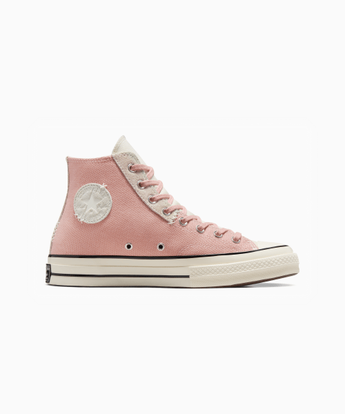 CT70 MIXED MATERIALS STATIC PINK HI CUT A06538C – raretem.shop