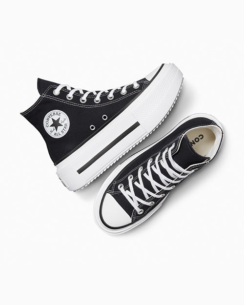 ALL STAR DOUBLE STACK BLACK HI CUT A12975C