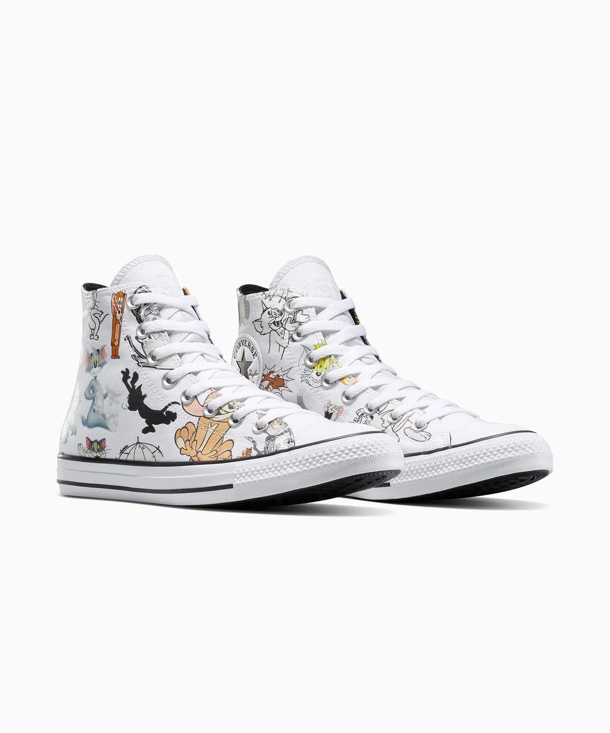 【数量限定】ALL STAR Chuck Taylor x Tom & Jerry WHITE HI CUT A15112C