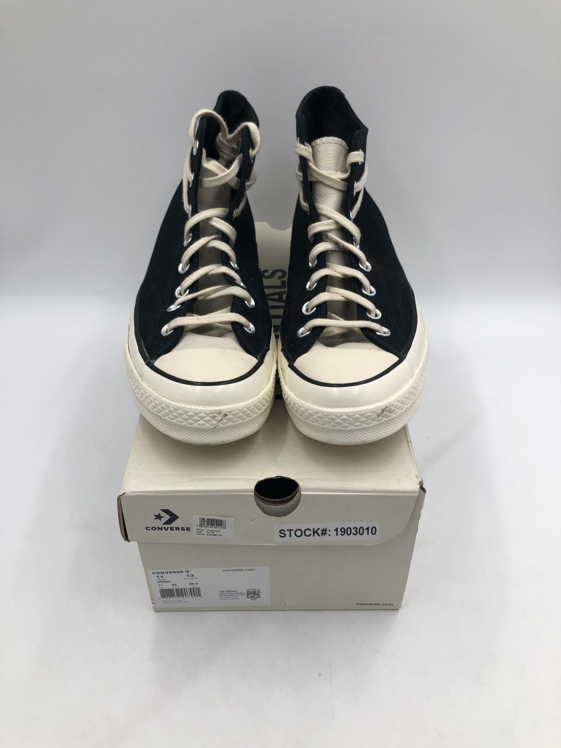 【デットストック】CT70 X Fear of God Essentials BLACK 2020年製 HI CUT 167954C