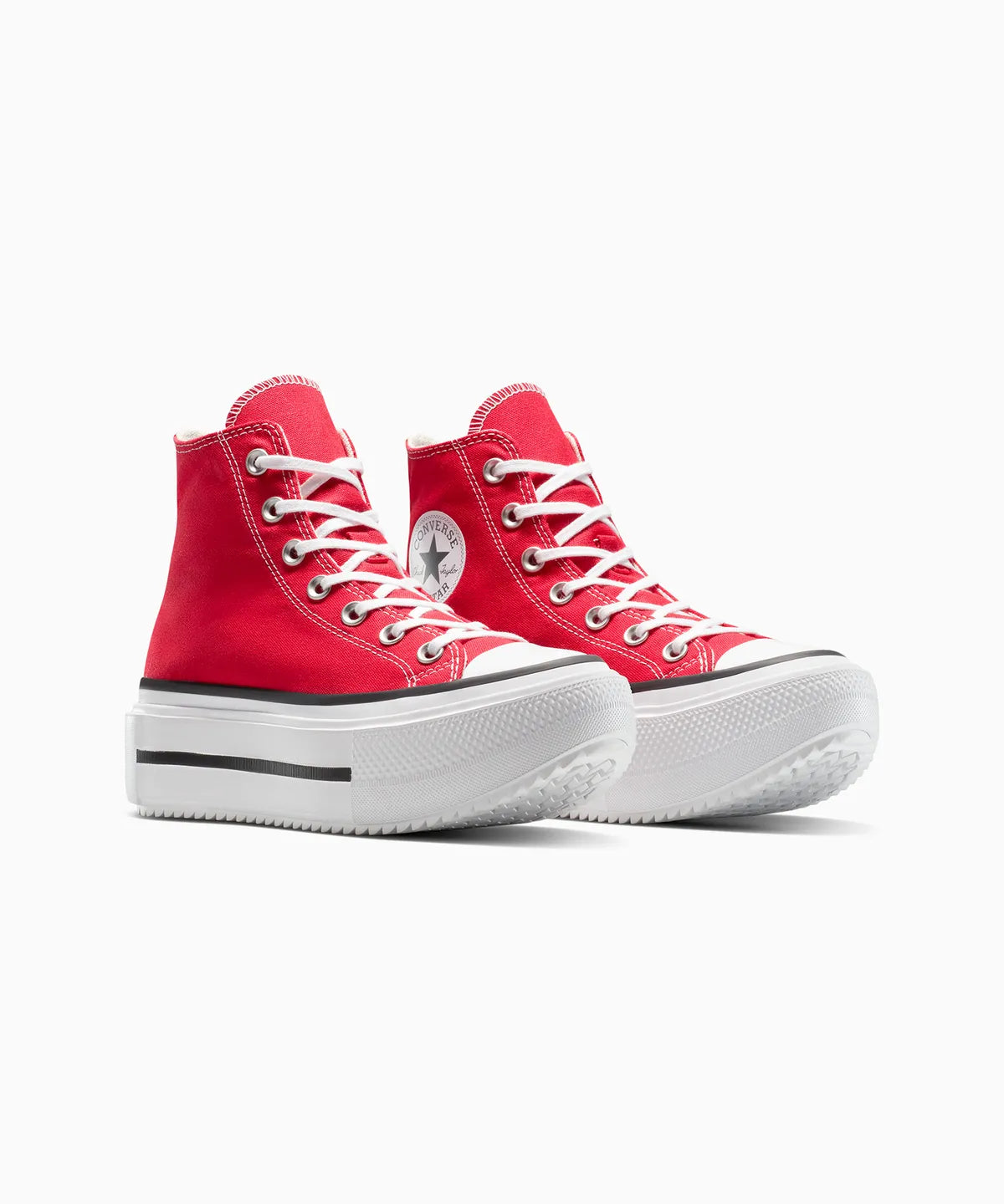 ALL STAR DOUBLE STACK RED HI CUT A15542C