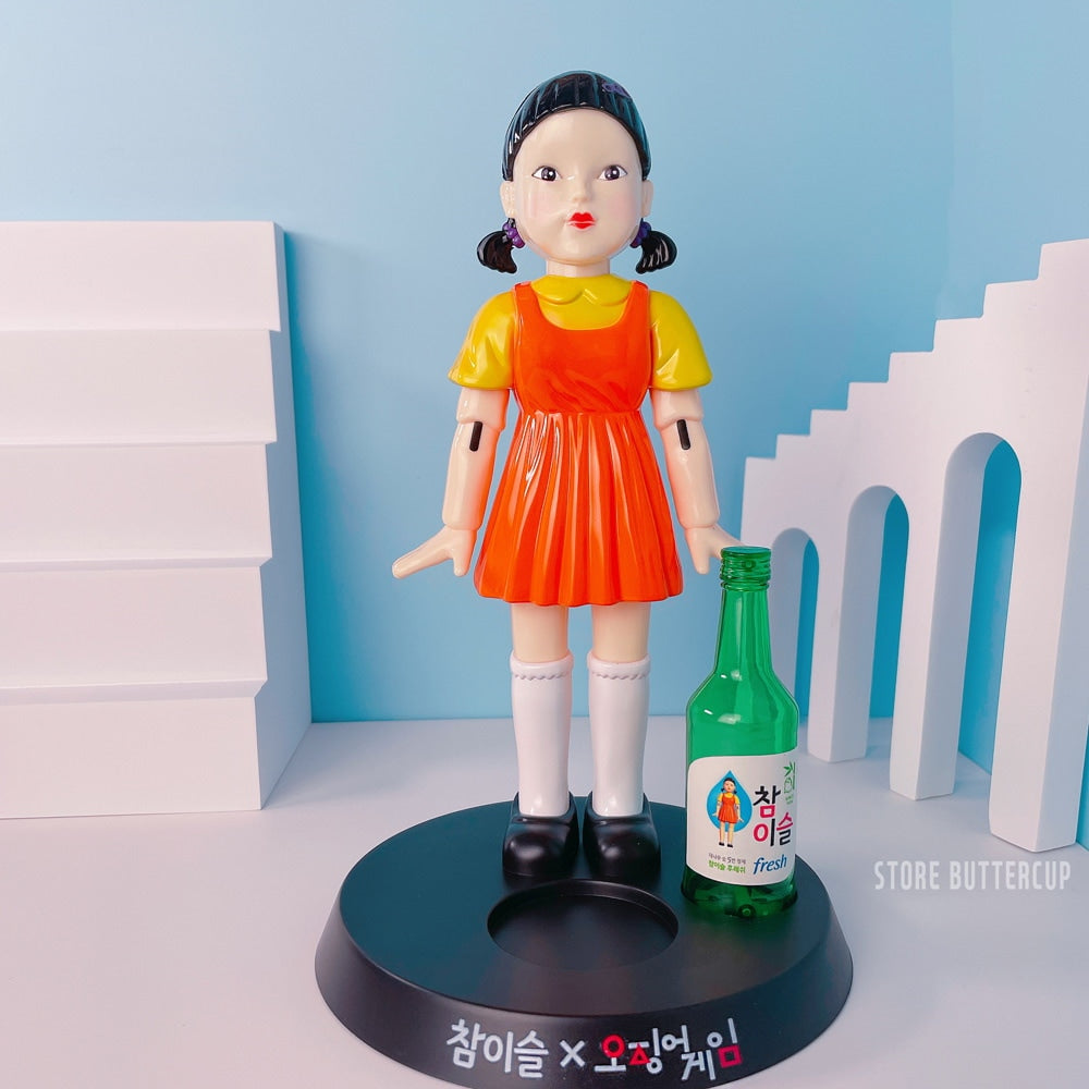 【公式】チャミスル X イカゲーム ヨンギ人形 フィギュア