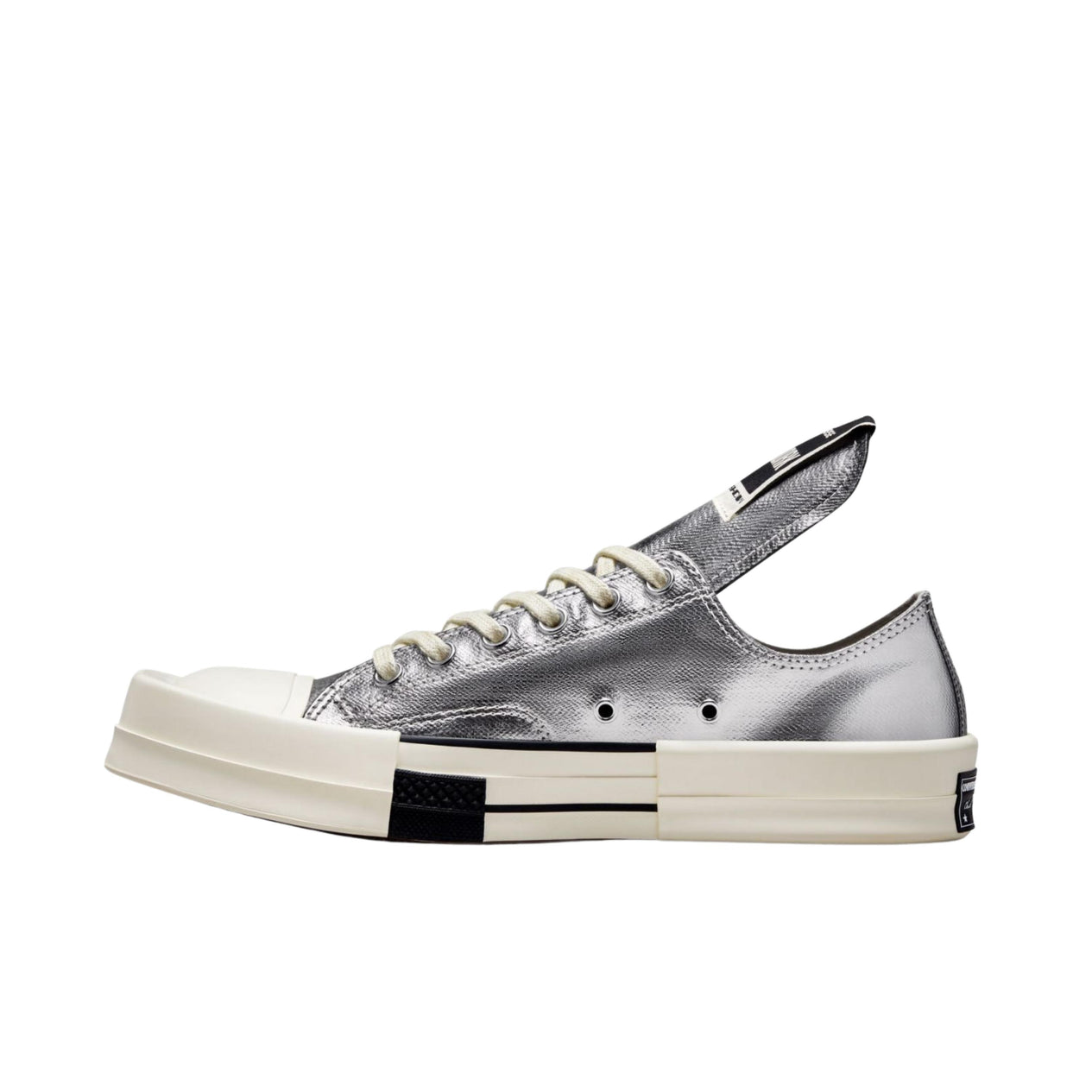 CT70 X DRKSHDW TURBODRK SILVER LACQUERED LOW CUT A01292C