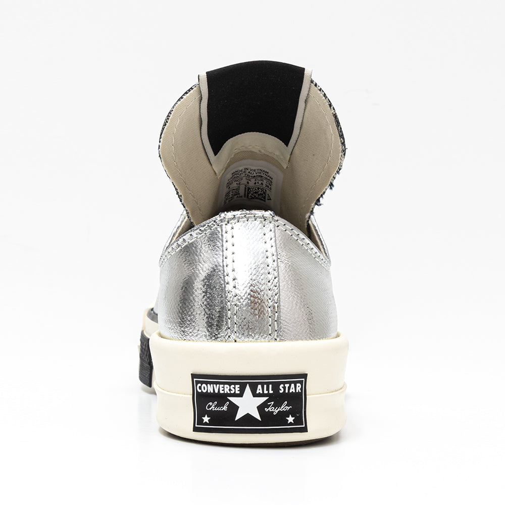 CT70 X DRKSHDW TURBODRK SILVER LACQUERED LOW CUT A01292C