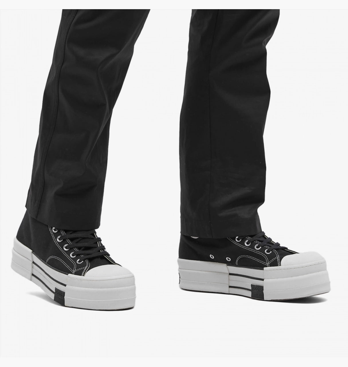 【SEVENTEEN HOSHI着用】CT70 X DRKSHDW(リック オウエンス)DBL DRKSTAR BLACK HI CUT A04954C