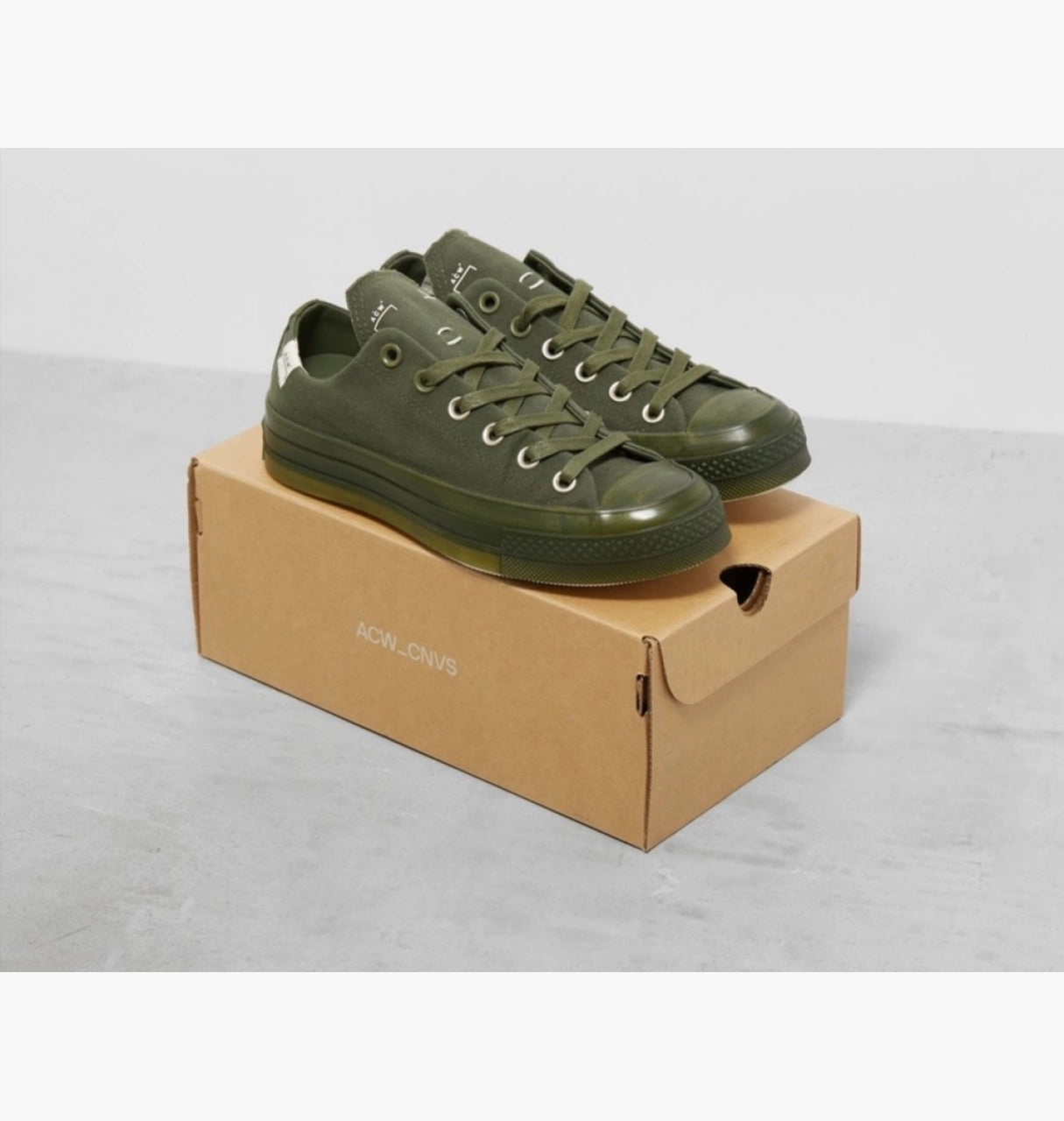 CT70 X A-COLD-WALL PAVEMENT DARK GREEN LOW CUT A06688C