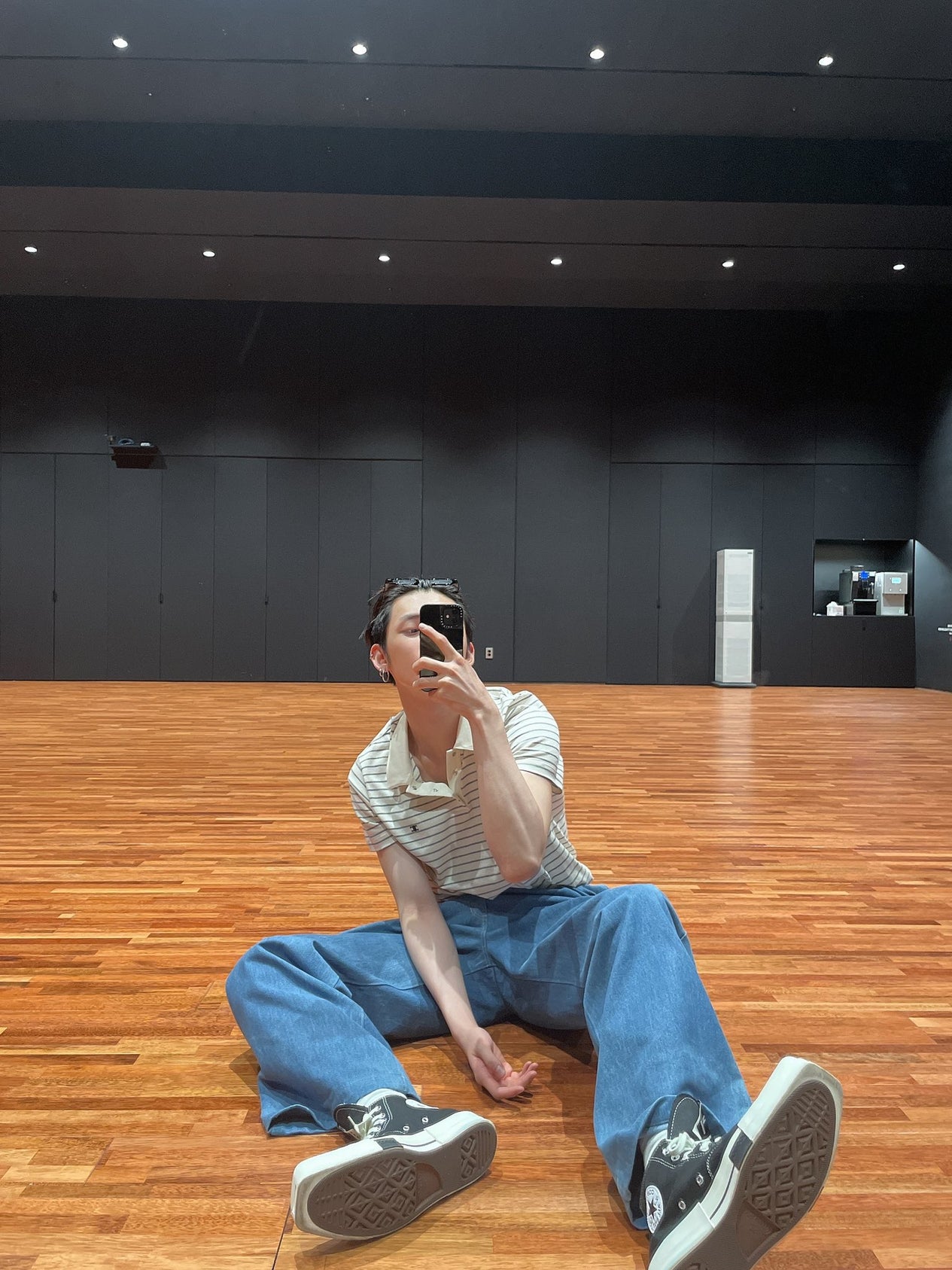 【2022年Ver・TWS DOHOON着用】CT70 X DRKSHDW(リック オウエンス) TURBODRK LACQUERED BLACK HI CUT A00130C