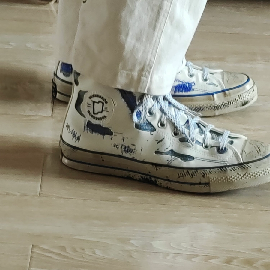 【ジュウジェ着用】CT70 x Ader Error WHITE HI CUT A05351C