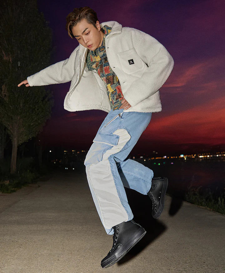 【数量限定】CT70 LEATHER(レザー) BLACK Zipper Heel HI CUT (ブラック)A08159C