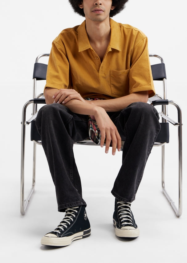 【TWICEサナ着用】CT70 BLACK&WHITE MIX HI CUT(ブラック)A08134C