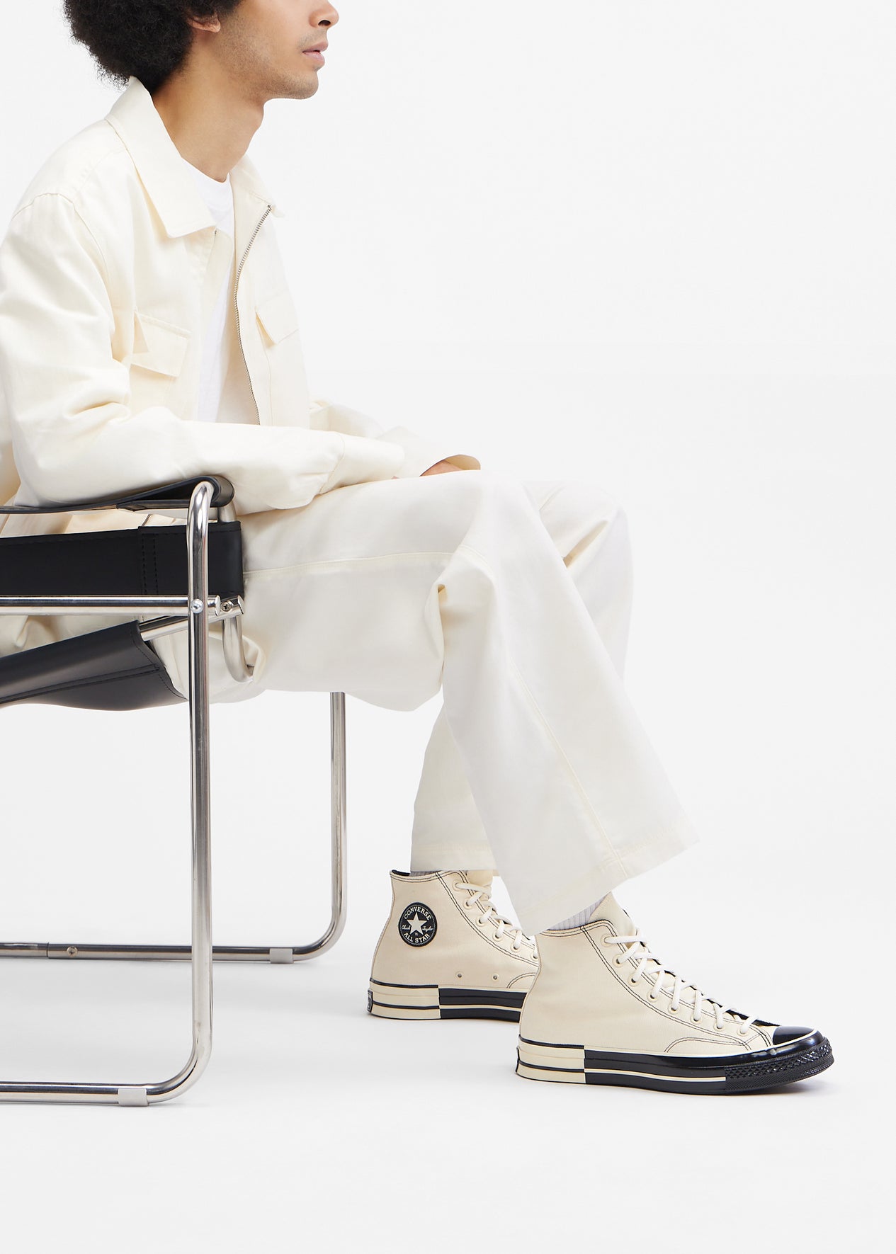 CT70 WHITE&NATURAL IVORY MIX HI CUT A08188C