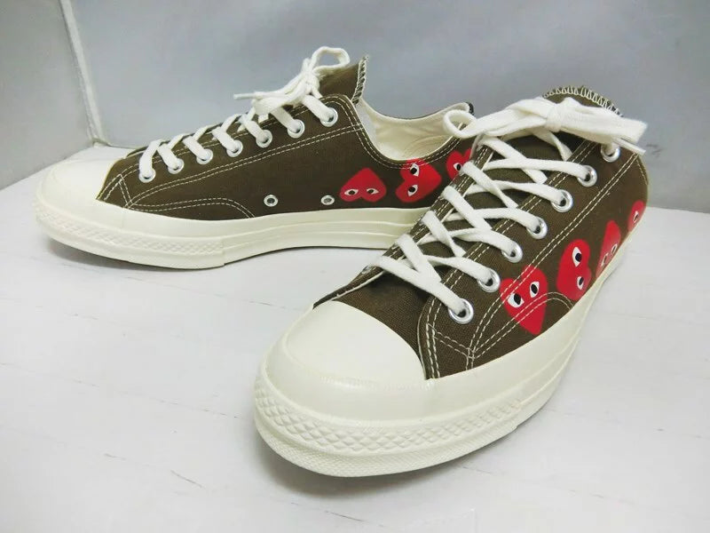 CT70 X Play Comme des Garcons Ox Multi Heart Green LOW CUT CT70 X Play Comme des Garcons Ox Multi Heart Green LOW CUT