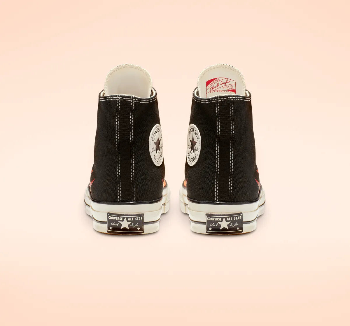 デットストック】CT70 Archive Print Flames BLACK HI CUT 165024C 