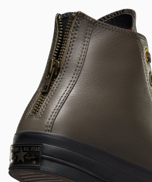 CT70 2023年新型 LEATHER(レザー) BROWN Zipper Heel HI CUT A02110C