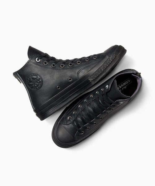 【数量限定】CT70 LEATHER(レザー) BLACK Zipper Heel HI CUT (ブラック)A08159C