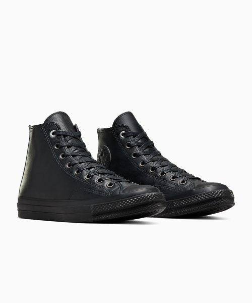 【数量限定】CT70 LEATHER(レザー) BLACK Zipper Heel HI CUT (ブラック)A08159C