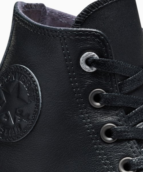 【数量限定】CT70 LEATHER(レザー) BLACK Zipper Heel HI CUT (ブラック)A08159C