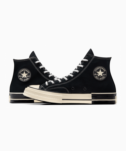 【TWICEサナ着用】CT70 BLACK&WHITE MIX HI CUT(ブラック)A08134C