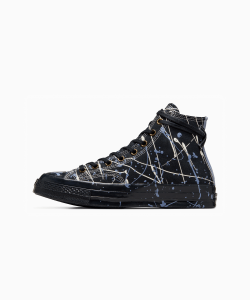 CT70 Paint Splatter BLACK HI CUT A06541C