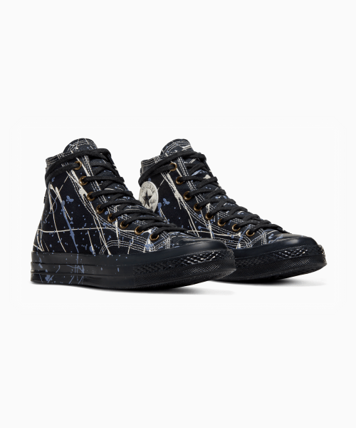 CT70 Paint Splatter BLACK HI CUT A06541C