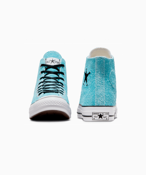 【RIZE ウォンビン着用】CT70 STUSSY ステューシー SKY BLUE HI CUT A07663C