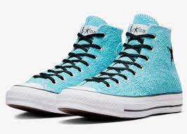 【RIZE ウォンビン着用】CT70 STUSSY ステューシー SKY BLUE HI CUT A07663C