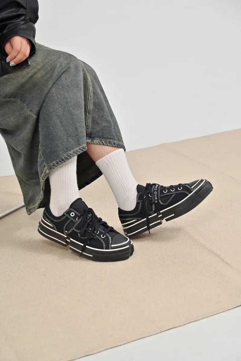 CT70 x Feng Chen Wang (フェン・チェン・ワン)2-in-1 Black LOW CUT A08858C