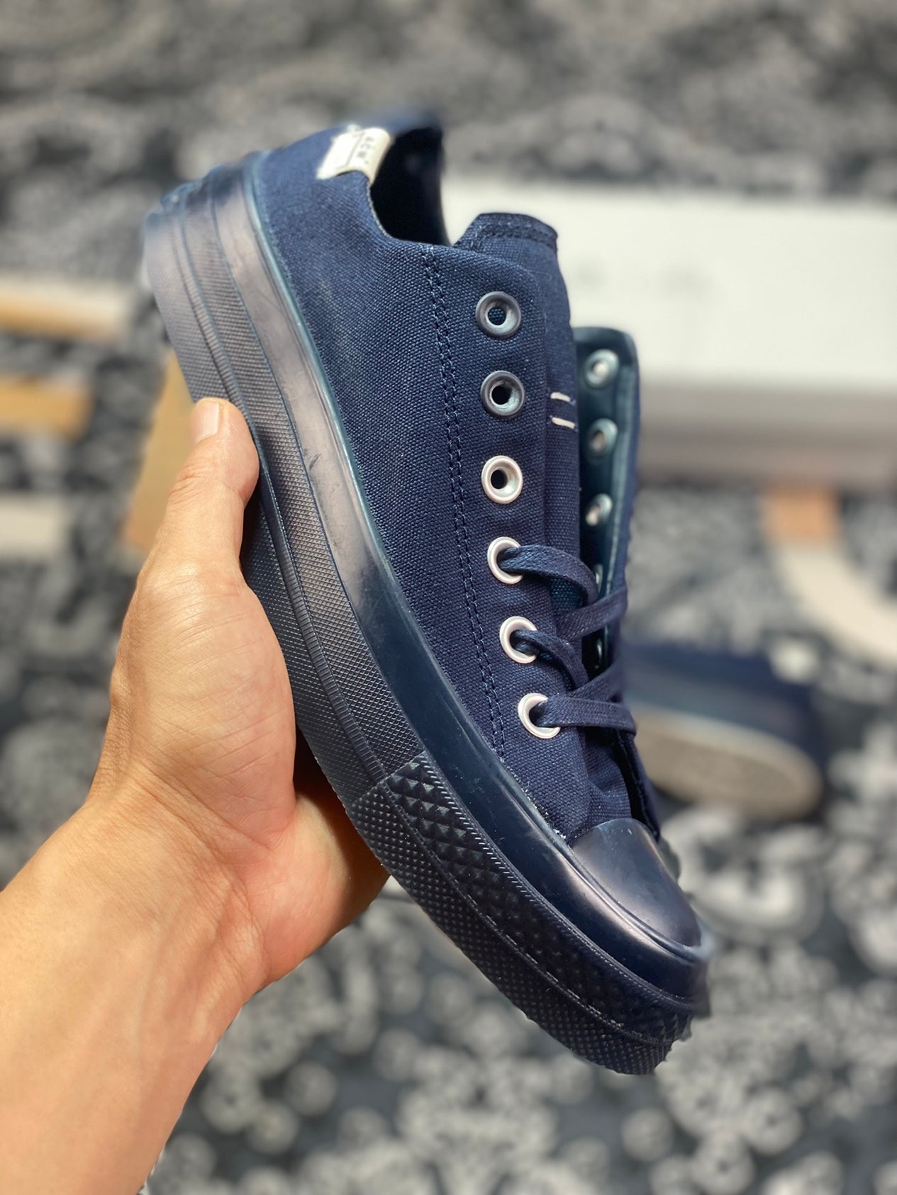 CT70 X A-COLD-WALL PAVEMENT DARK SAPPHIRE LOW CUT A06689C