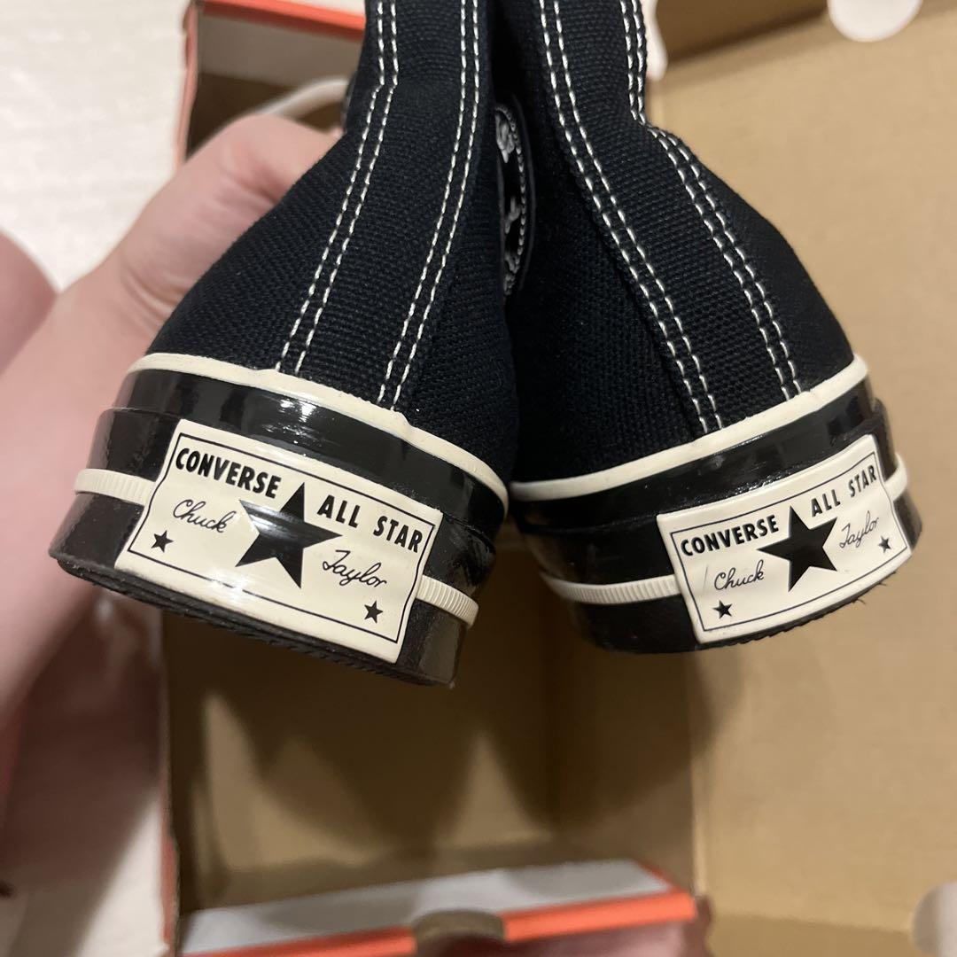 【TWICEサナ着用】CT70 BLACK&WHITE MIX HI CUT(ブラック)A08134C