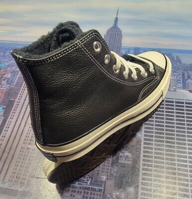 CT70 COZY UTILTY LEATHER(レザー)BLACK HI CUT 172364C