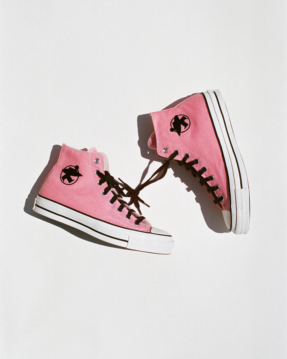 CT70 STUSSY ステューシー SURFMAN PlUMERIA PINK HI CUT A02052C