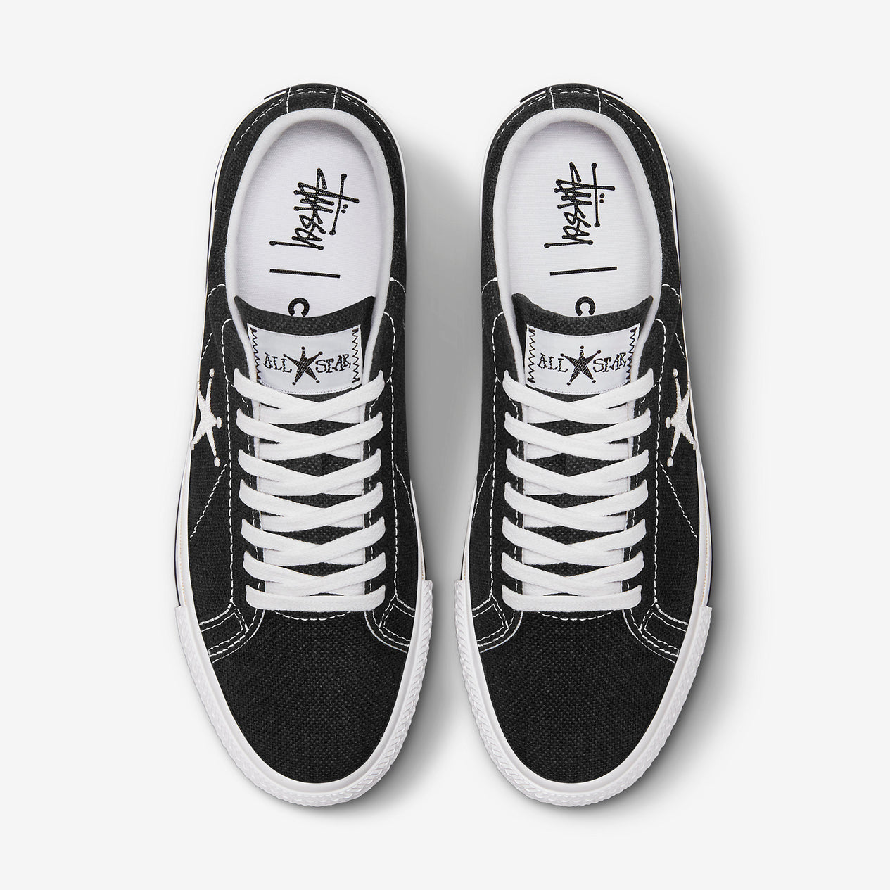 ONE STAR STUSSY ステューシー BLACK LOW CUT 173120C