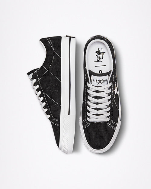 ONE STAR STUSSY ステューシー BLACK LOW CUT 173120C