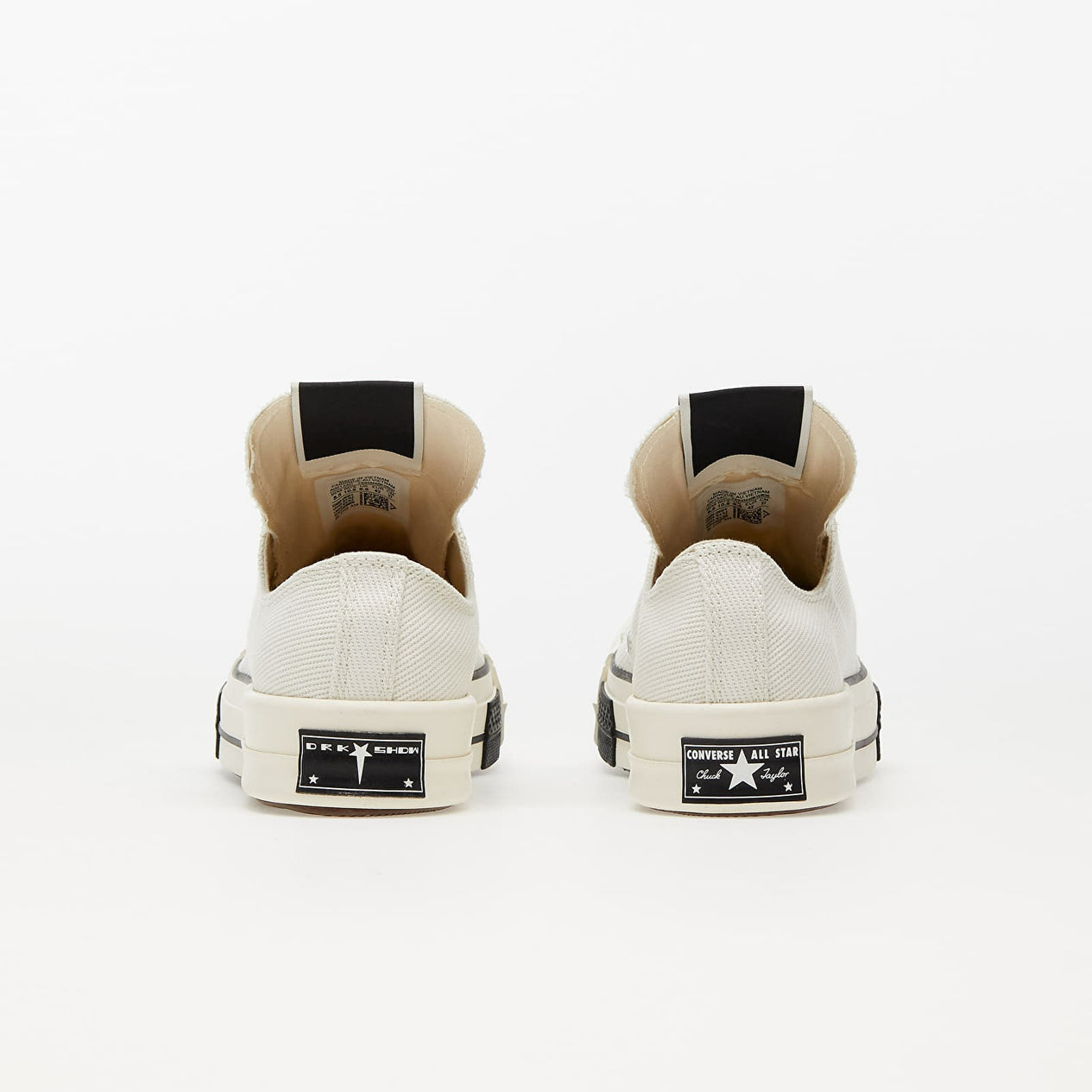 CT70 X DRKSHDW DRK STAR(Rick Owens) WHITE LOW CUT A00134C