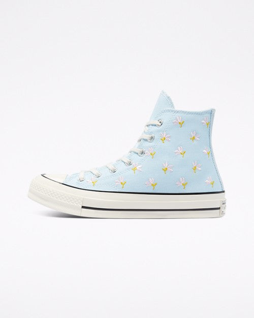 CT70 FLOWER PRINT BLUE HI CUT 570917C