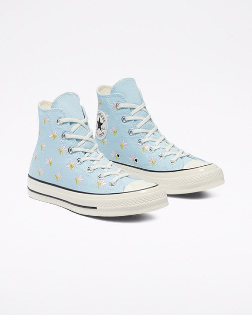 CT70 FLOWER PRINT BLUE HI CUT 570917C