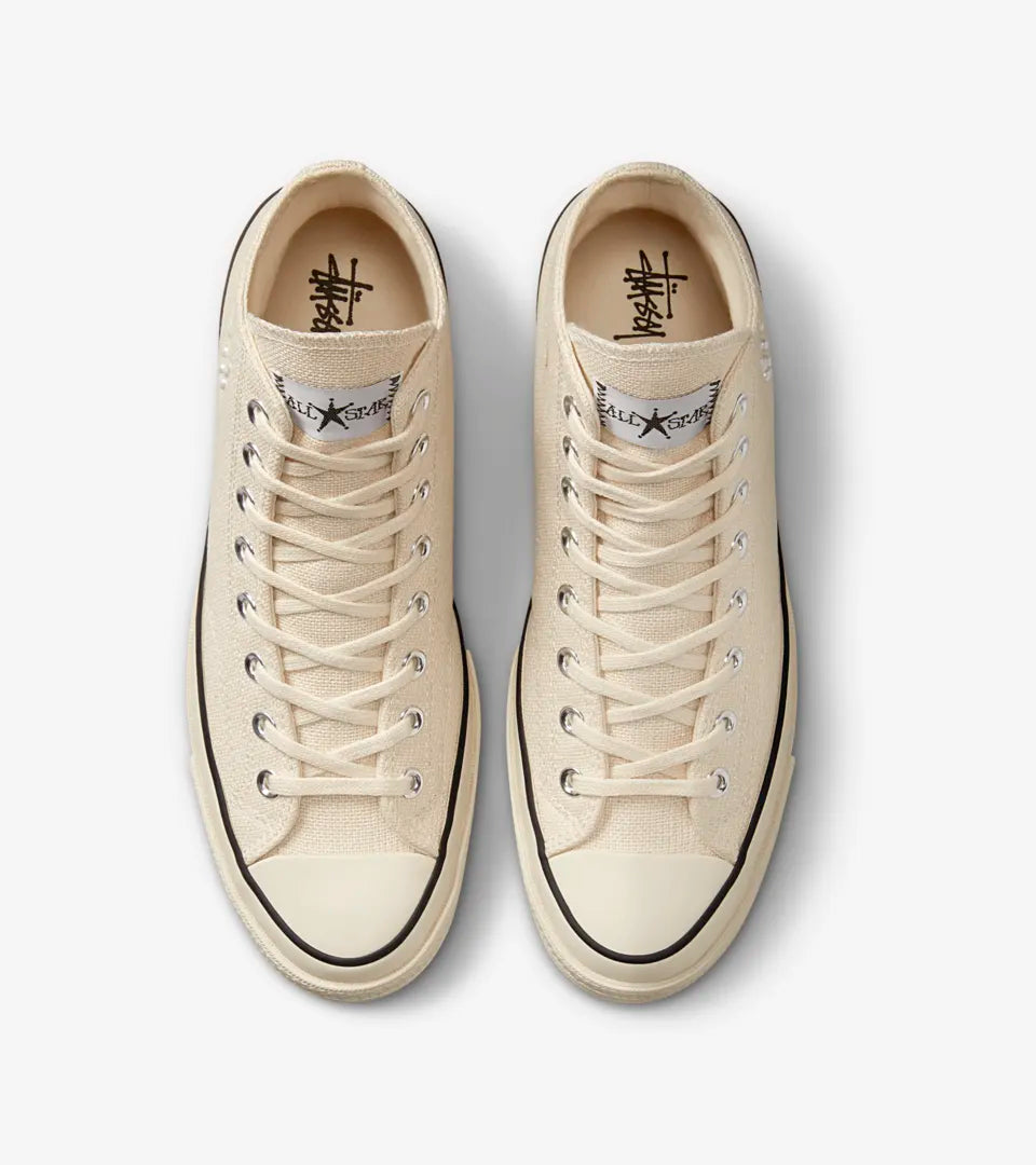 CT70 STUSSY ステューシー (2023年新型)NATURAL IVORY HI CUT A02051C