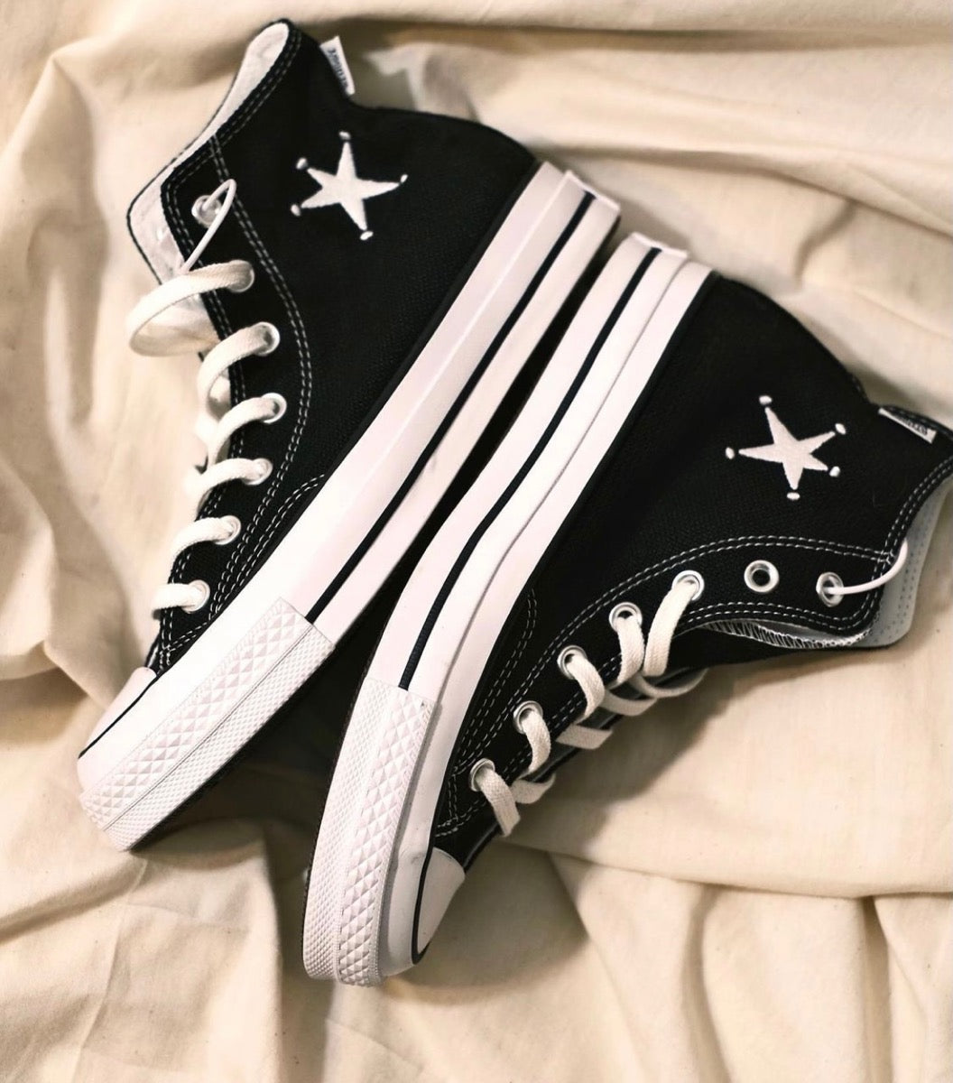 CT70 STUSSY ステューシー BLACK HI CUT A01765C