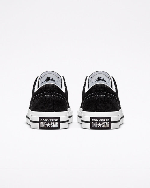 ONE STAR STUSSY ステューシー BLACK LOW CUT 173120C