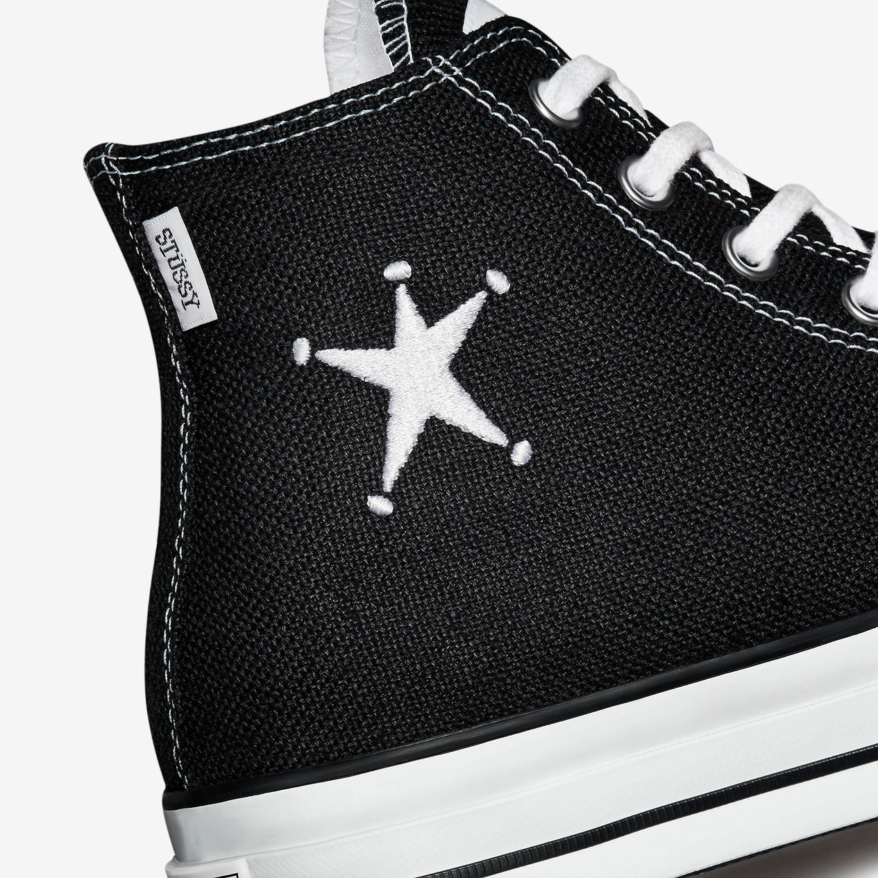 CT70 STUSSY ステューシー BLACK HI CUT A01765C