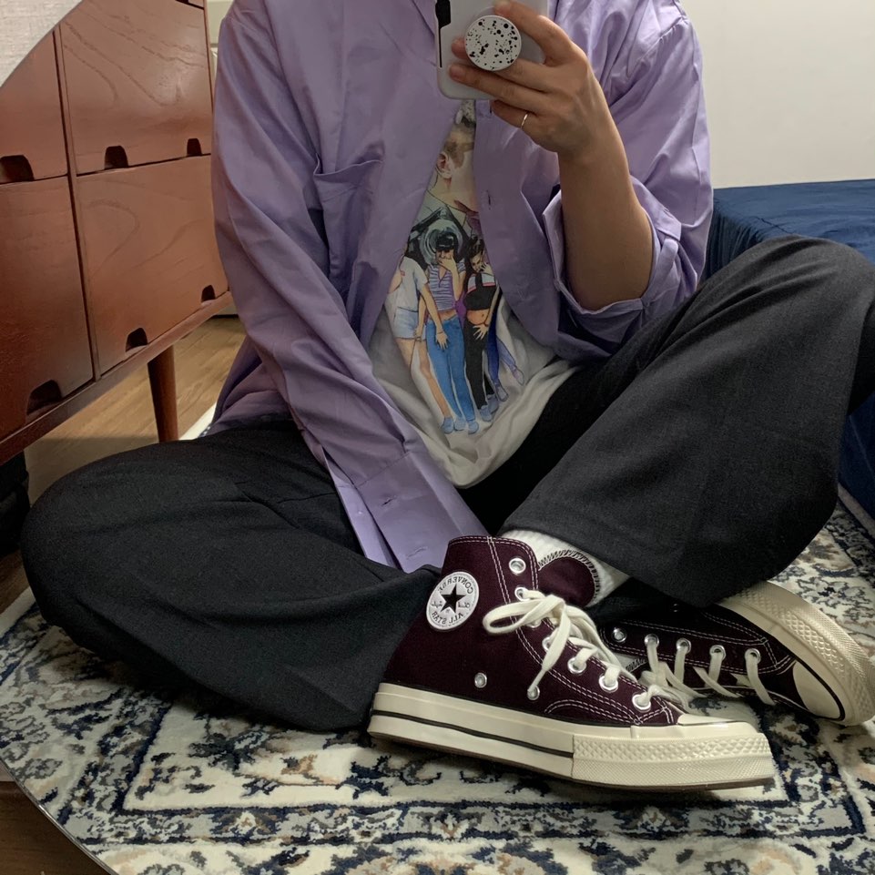 【22cmのみ】CT70 BLACK CURRANT HI CUT 169342C