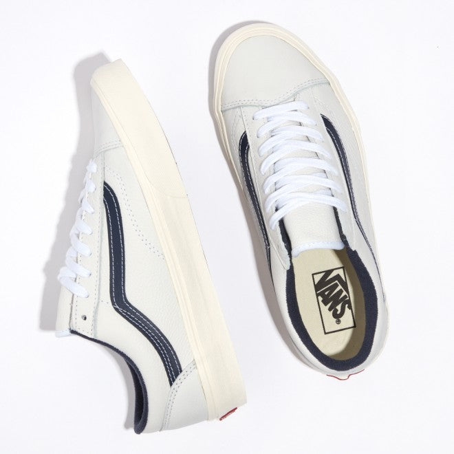 VANS US STYLE36 RETRO LEATHER（レザー）SPORTS NAVY LOW CUT