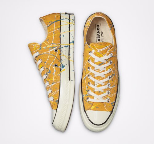 CT70 PAINT SPLATTER SUNFLOWER LOW CUT 170804C