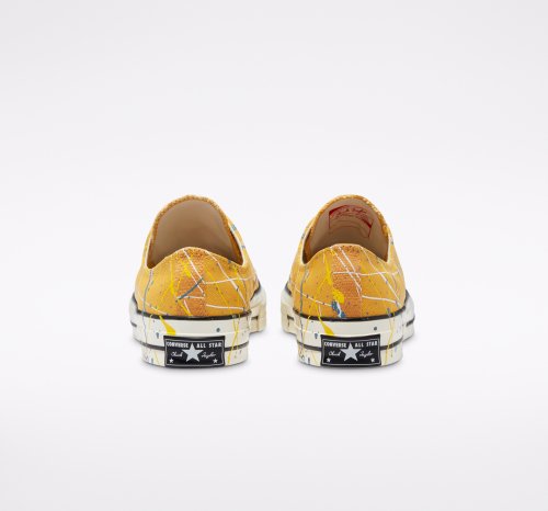 CT70 PAINT SPLATTER SUNFLOWER LOW CUT 170804C